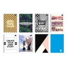 Kołobrulion B5/160 kratka INTERDRUK kolorowe marginesy