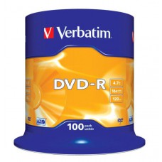 Płyty DVD-R 4.7GB VERBATIM 100szt. cake