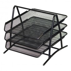 Półka na dokumenty IDEST metalowa czarna