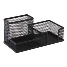 Przybornik biurowy IDEST metalowy czarny