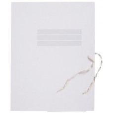 Teczka kartonowa wiązana klejona IDEST biała