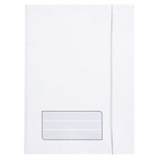 Teczka kartonowa z gumką IDEST biała