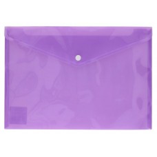 Teczka kopertowa na zatrzask A4 BIURFOL fioletowa