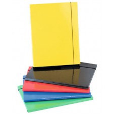 Teczka skrzydłowa z gumką IDEST czarna 20mm